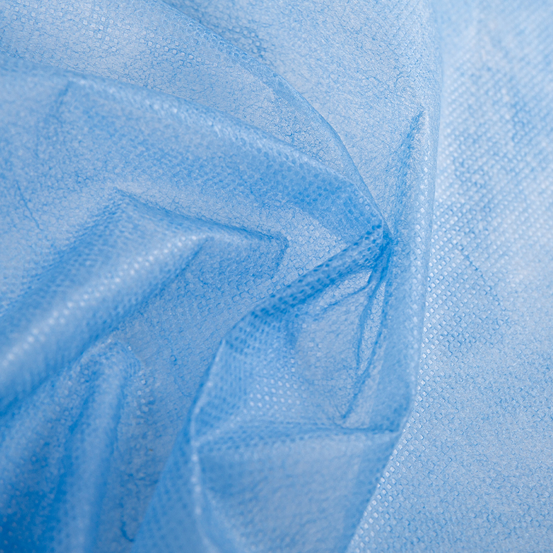 ผ้านอนวูฟเวน PP สปันบอนตาหมากรุกสำหรับหน้ากากอนามัย